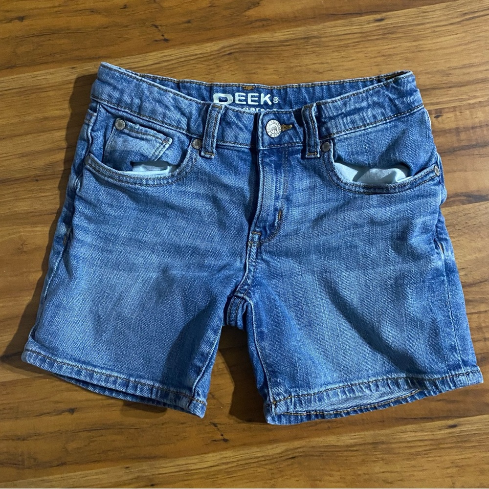 Peek Dungarees Girls Jean Shorts Size 10